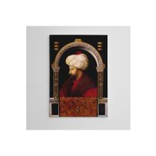 Dekolata Fatih Sultan Mehmet Portre 140x200 cm Kanvas Tablo