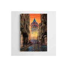 Dekolata Galata Kulesi 140x200 cm Kanvas Tablo