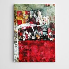 Dekolata Galata Kulesi Soyut 25x35 cm Kanvas Tablo