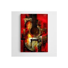 Dekolata Gitar Modern Sanat 30x40 cm Kanvas Tablo