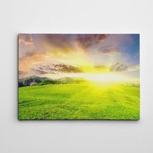 Dekolata Göz Kamaştırıcı Güneş 70x100 cm Kanvas Tablo