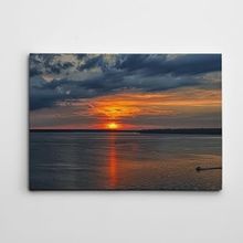 Dekolata Gün Batımı 50x70 cm Kanvas Tablo