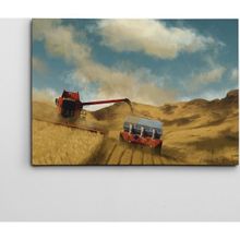 Dekolata Hasat Zamanı 40x60 cm Kanvas Tablo