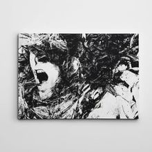 Dekolata Hilal ve Göktürk Bayrağı KanvasTablo 35x50 cm Kanvas Tablo
