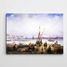 Dekolata İstanbul Osmanlı Manzarası 30x40 cm Kanvas Tablo