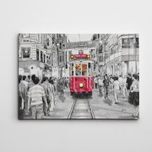 Dekolata İstikal Caddesi 35x50 cm Kanvas Tablo