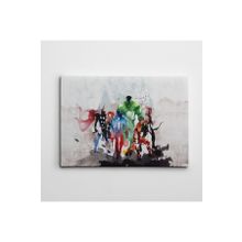 Dekolata Kahramanlar 40x60 cm Kanvas Tablo