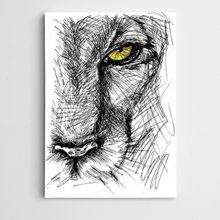 Dekolata Kaplan Modern Sanat 40x60 cm Kanvas Tablo