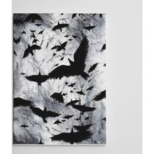 Dekolata Kargalar 40x60 cm Kanvas Tablo
