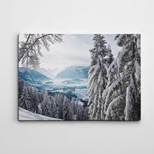 Dekolata Karlı Dağ 2 40x60 cm Kanvas Tablo
