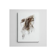 Dekolata Kızılderili Mini 85x120 cm Kanvas Tablo