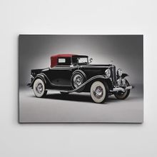 Dekolata Klasik Otomobil Retro 20x30 cm Kanvas Tablo