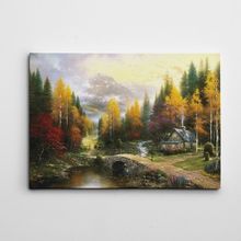 Dekolata Köprü Yağlı Boya Reprodüksiyon 140x200 cm Kanvas Tablo