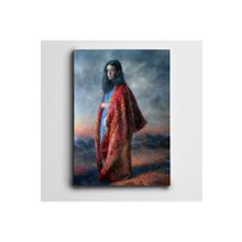 Dekolata Küçük Kız Çocuğu Mini 100x140 cm Kanvas Tablo