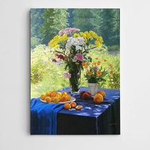 Dekolata Masada Çiçekler Ve Meyveler 30x40 cm Kanvas Tablo