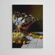 Dekolata Meyveler ve Sebzeler Yağlıboya Reprodüksiyon 30x40 cm Kanvas Tablo