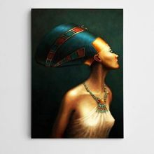 Dekolata Mısırlı Prenses Modern Sanat 20x30 cm Kanvas Tablo