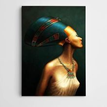 Dekolata Mısırlı Prenses Modern Sanat 40x60 cm Kanvas Tablo