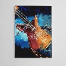 Dekolata Müzik ve Notalar Yağlıboya Reprodüksiyon 30x40 cm Kanvas Tablo