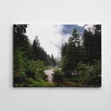 Dekolata Nehir ve Orman 70x100 cm Kanvas Tablo