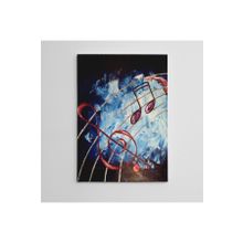Dekolata Notalar Yağlıboya Reprodüksiyon 50x70 cm Kanvas Tablo