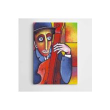 Dekolata Osmanlı Müzisyenler 25x35 cm Kanvas Tablo