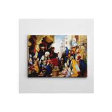 Dekolata Osmanlı Müzisyenler 50x70 cm Kanvas Tablo