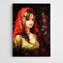 Dekolata Otantik Çizim Modern Sanat 70x100 cm Kanvas Tablo