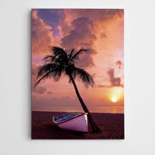 Dekolata Palmiye Ağacı 70x100 cm Kanvas Tablo