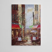 Dekolata Paris Manzara Yağlıboya Reprodüksiyon 100x140 cm Kanvas Tablo