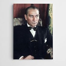 Dekolata Renkli Atatürk 50x70 cm Kanvas Tablo