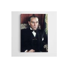 Dekolata Renkli Atatürk 85x120 cm Kanvas Tablo