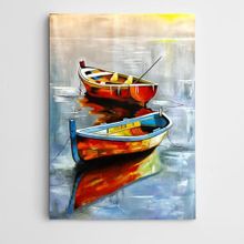 Dekolata Renkli Sandallar Modern Sanat 20x30 cm Kanvas Tablo