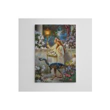 Dekolata Saray Bahçesi Yağlıboya Reprodüksiyon 85x120 cm Kanvas Tablo