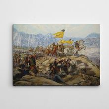 Dekolata Savaş Yağlı Boya Reprodüksiyon 35x50 cm Kanvas Tablo