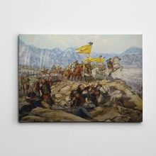 Dekolata Savaş Yağlı Boya Reprodüksiyon 70x100 cm Kanvas Tablo