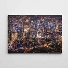 Dekolata Seoul'da Gece 70x100 cm Kanvas Tablo