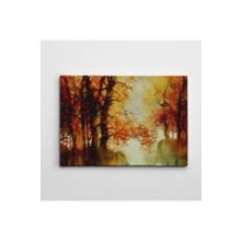 Dekolata Sonbahar Suluboya 40x60 cm Kanvas Tablo