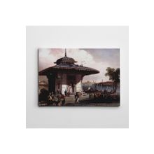 Dekolata VK4629-7391 Osmanlı Şadırvan 100x140 cm Kanvas Tablo