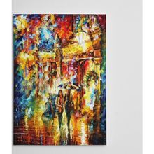 Dekolata Yağmurlu Bir Akşam Yağlıboya Reprodüksiyon 30x40 cm Kanvas Tablo