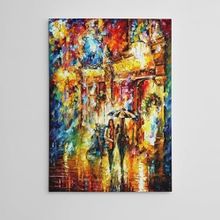 Dekolata Yağmurlu Bir Akşam Yağlıboya Reprodüksiyon 40x60 cm Kanvas Tablo