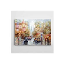 Dekolata Yağmurlu Bir Akşam Yağlıboya Reprodüksiyon 85x120 cm Kanvas Tablo