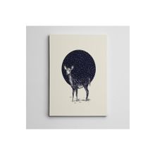 Dekolata Yavru Ceylan Mini 50x70 cm Kanvas Tablo