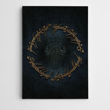 Dekolata Yüzüklerin Efendisi 20x30 cm Kanvas Tablo