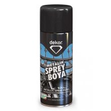 Dekor 400 ml Metalik Siyah Akrilik Efektli Sprey Boya