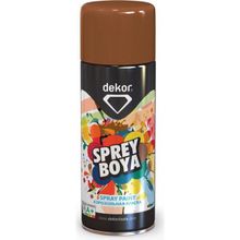 Dekor RAL8003 Açık Kahve 400 ml Akrilik Efektli Sprey Boya
