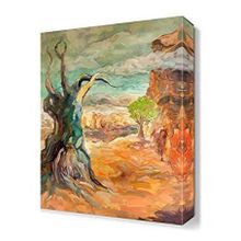 Dekor Sevgisi Ağaç Kökü 60x40 cm Yağlı Boya Tablo