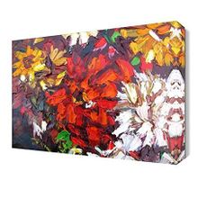 Dekor Sevgisi Çiçekler 75x50 cm Yağlı Boya Tablo