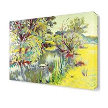 Dekor Sevgisi Göldeki Ördek 60x40 cm Yağlı Boya Tablo
