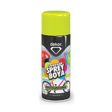 Dekor Yeşil Floresan 400 ml Sprey Boya